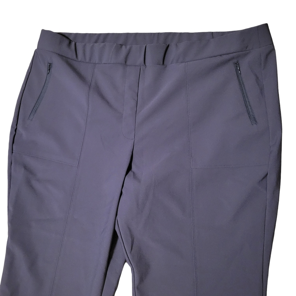 Lane Bryant Cropped Ankle Pants in Deep Navy - Picture 3 of 4